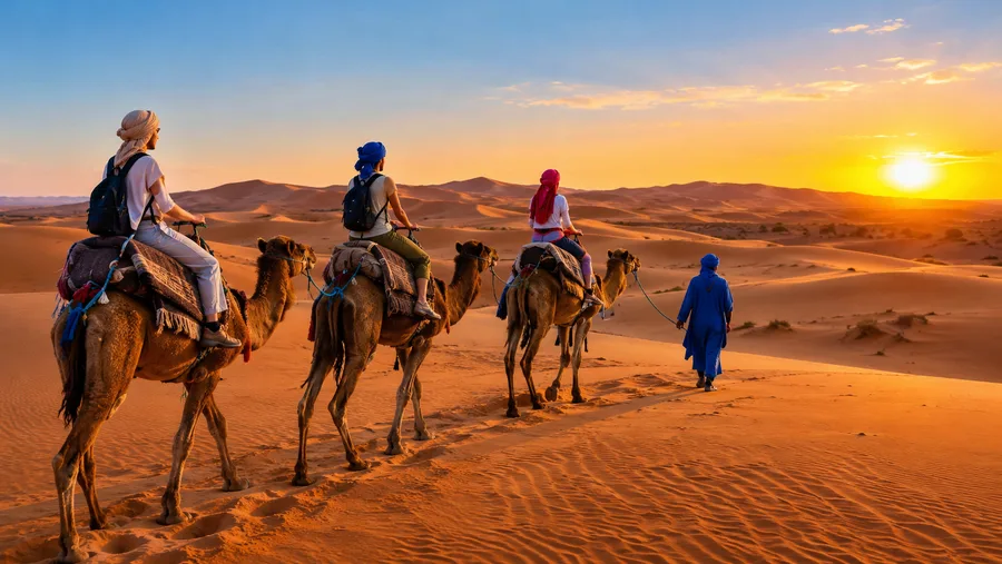 Sahara Desert Camel Trekking and Camping Tours